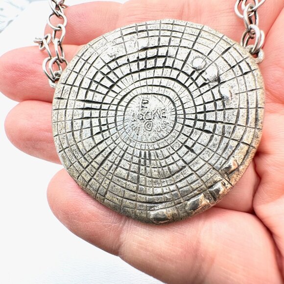 Patricia Locke Multicolor Swarovski Crystal Silver Tone Pendant Necklace 16 Inch - Picture 5 of 5